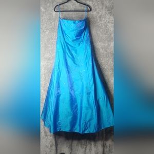 Precious Formals Strapless Gown